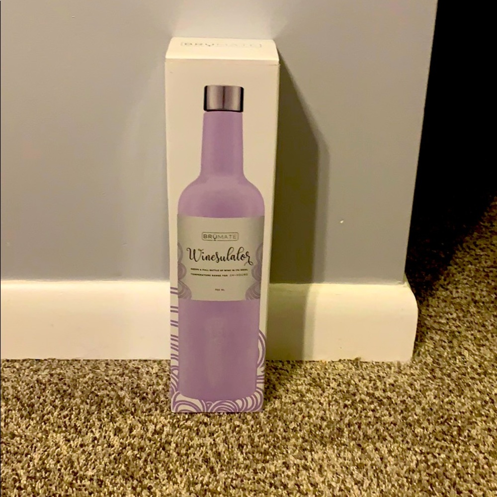Brumate winesulator lavender color 750ml